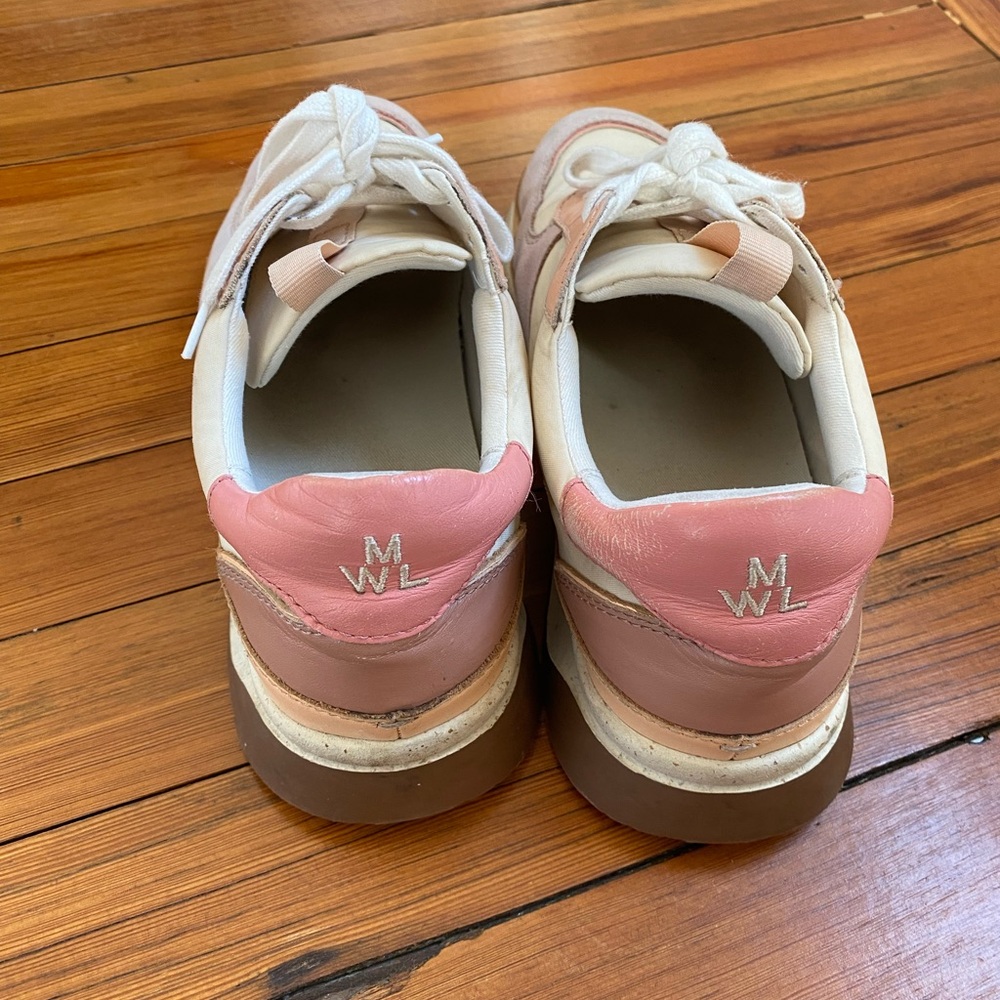 Madewell Kickoff Trainer Sneakers in Washed Nylon & Leather - Picture 7 of 11